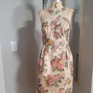 J Crew Floral Sleeveless Dress